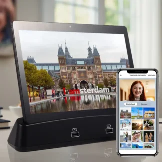 10 inch Digitale Fotolijst met Gratis App en Oplaad Station